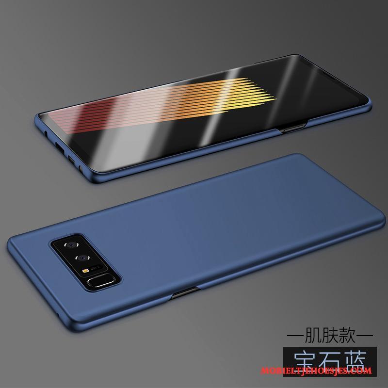 Samsung Galaxy Note 8 Ster Blauw All Inclusive Schrobben Hoesje Telefoon Hard Anti-fall