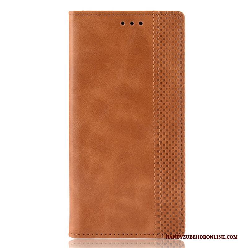 Samsung Galaxy Note20 Ultra Leren Etui Portemonnee Folio Geel Ster Hoesje Telefoon