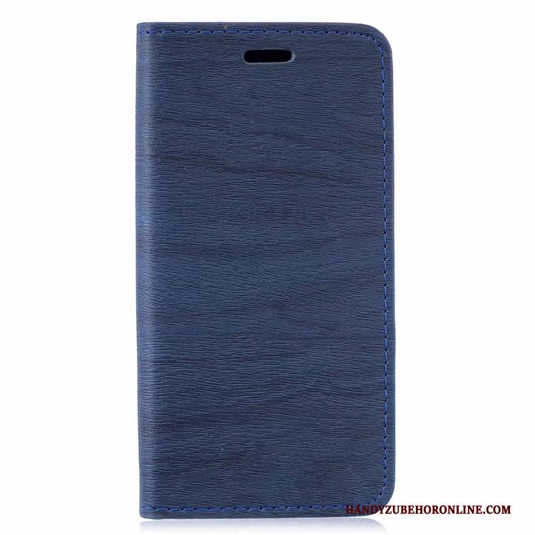 Samsung Galaxy S10+ Boom Hoesje Ondersteuning Leren Etui Nieuw Telefoon Blauw