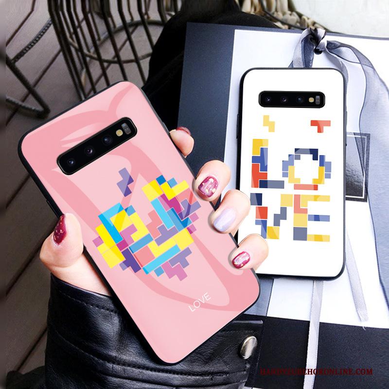 Samsung Galaxy S10 Hanger Bescherming Hoes Anti-fall Liefde Ster Hoesje Telefoon