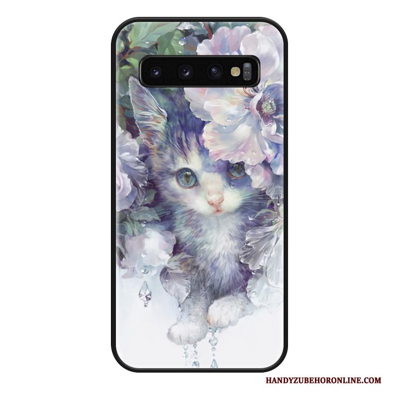 Samsung Galaxy S10+ Hoesje Hanger Spotprent Vintage Vers Mooie Ster Bescherming