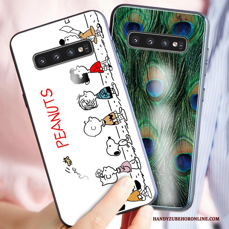 Samsung Galaxy S10+ Persoonlijk Mode Hoesje Telefoon Anti-fall Glas Ster Zacht