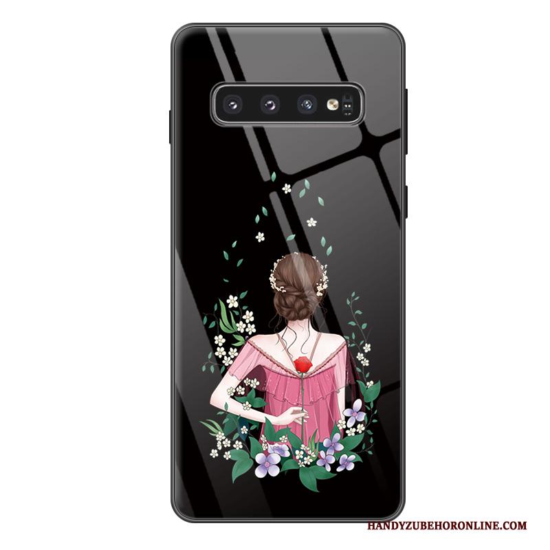 Samsung Galaxy S10+ Zacht Scheppend Hard Lichtende Ster All Inclusive Hoesje Telefoon