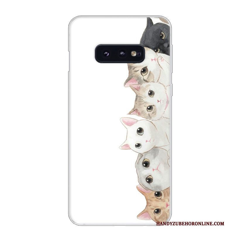 Samsung Galaxy S10e Anti-fall Ster Hoesje Telefoon Kunst Bescherming Trend Wit