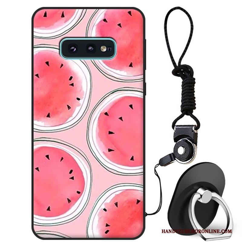 Samsung Galaxy S10e Bescherming Roze Anti-fall Hoesje Telefoon Persoonlijk Ster Zacht