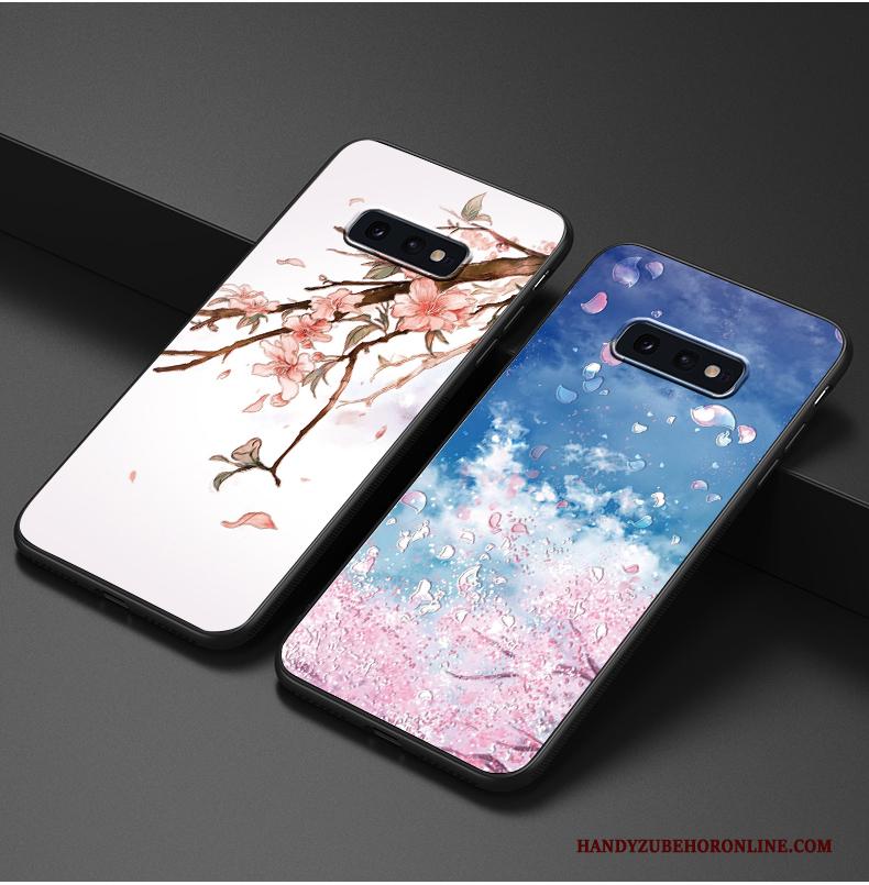 Samsung Galaxy S10e Hoes Hoesje Telefoon Ster High End Pas Blauw Zacht