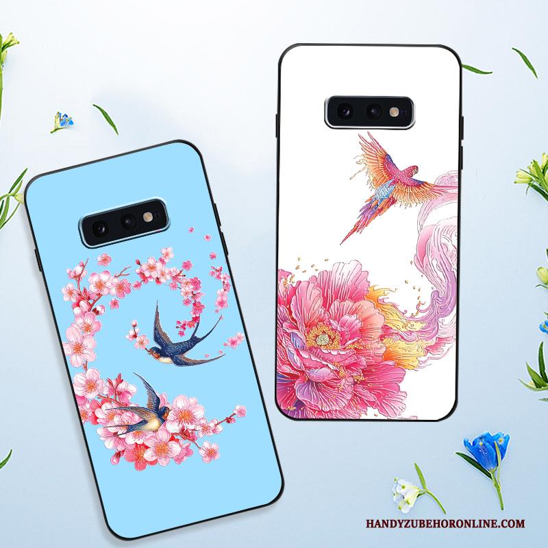 Samsung Galaxy S10e Schrobben Wit Hoesje Telefoon Trendy Merk High End All Inclusive Zacht