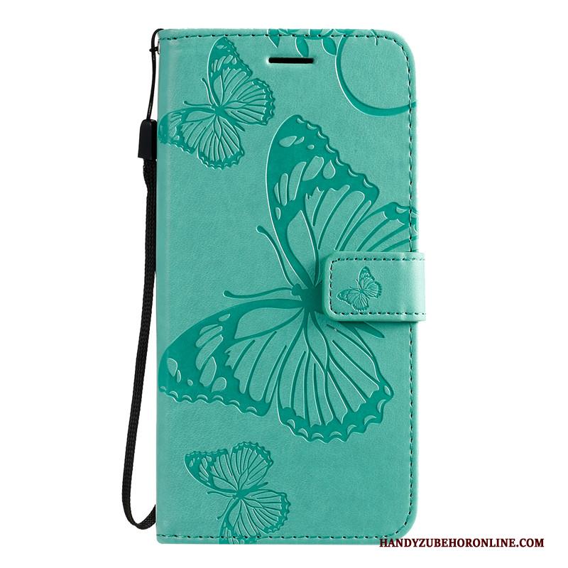 Samsung Galaxy S20 Hoesje Folio Leren Etui Anti-fall All Inclusive Ster Groen Hoes