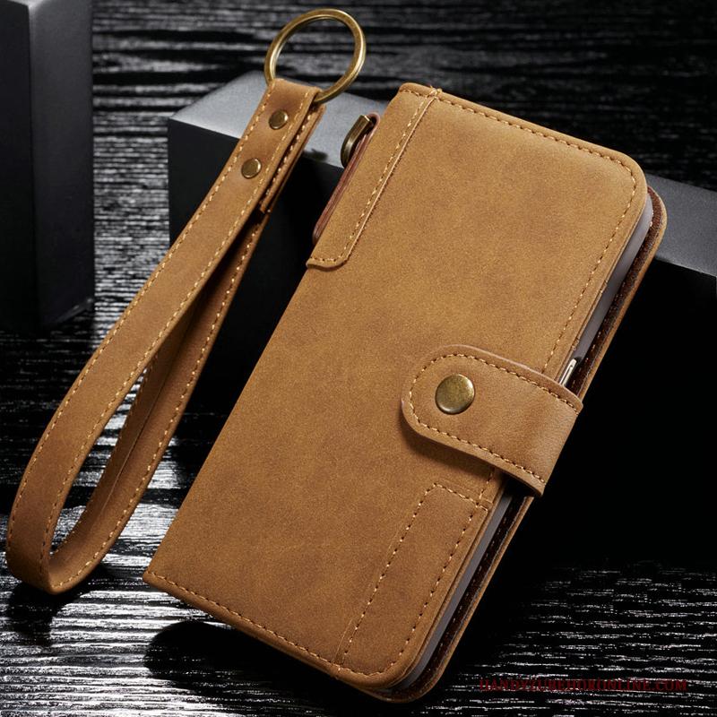 Samsung Galaxy S20 Ultra Hoesje Leren Etui Echt Leer Anti-fall Geel Folio Bedrijf Bescherming