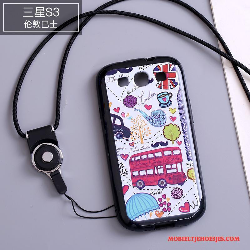 Samsung Galaxy S3 Hoes Ster Spotprent Hanger Hoesje Kleur Bescherming