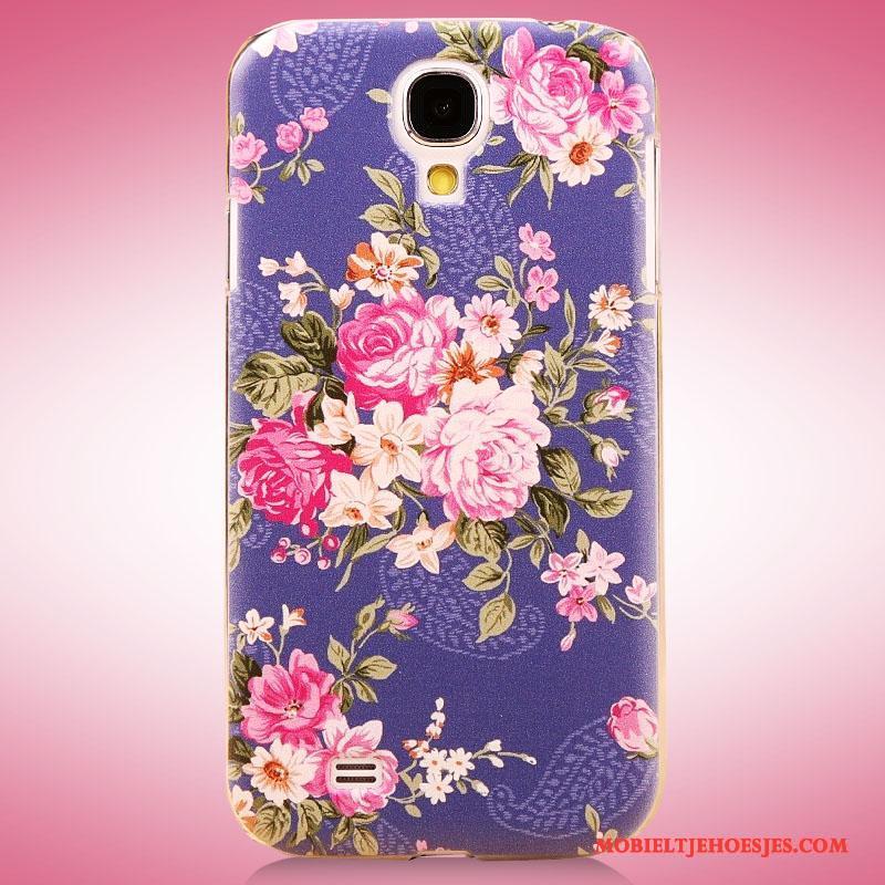 Samsung Galaxy S4 Bescherming Purper Hoesje Telefoon Ster