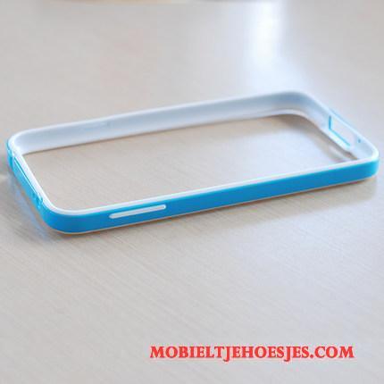 Samsung Galaxy S5 Hoes Blauw Hoesje Telefoon Mobiele Telefoon Dun Ster Anti-fall