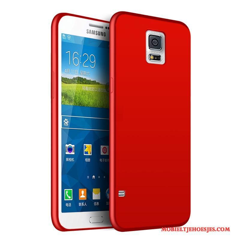 Samsung Galaxy S5 Hoesje Zacht Nieuw Rood Bescherming Anti-fall Ster