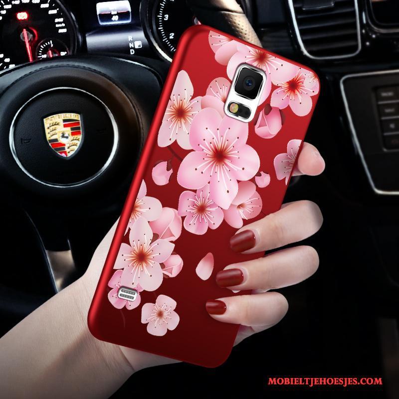 Samsung Galaxy S5 Trend Hoes Siliconen Rood Anti-fall Scheppend Hoesje Telefoon