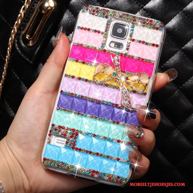 Samsung Galaxy S5 Trend Ster Roze Hoes Hard Hoesje Kleur