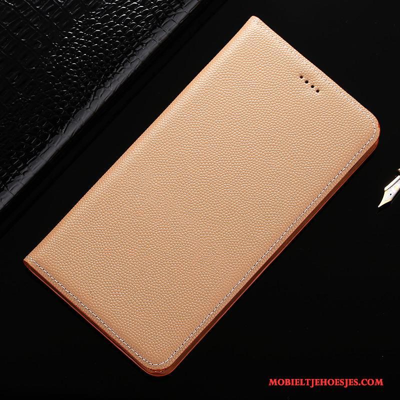 Samsung Galaxy S6 Edge Folio Leren Etui Hoes Geel Hoesje Telefoon Mobiele Telefoon Anti-fall