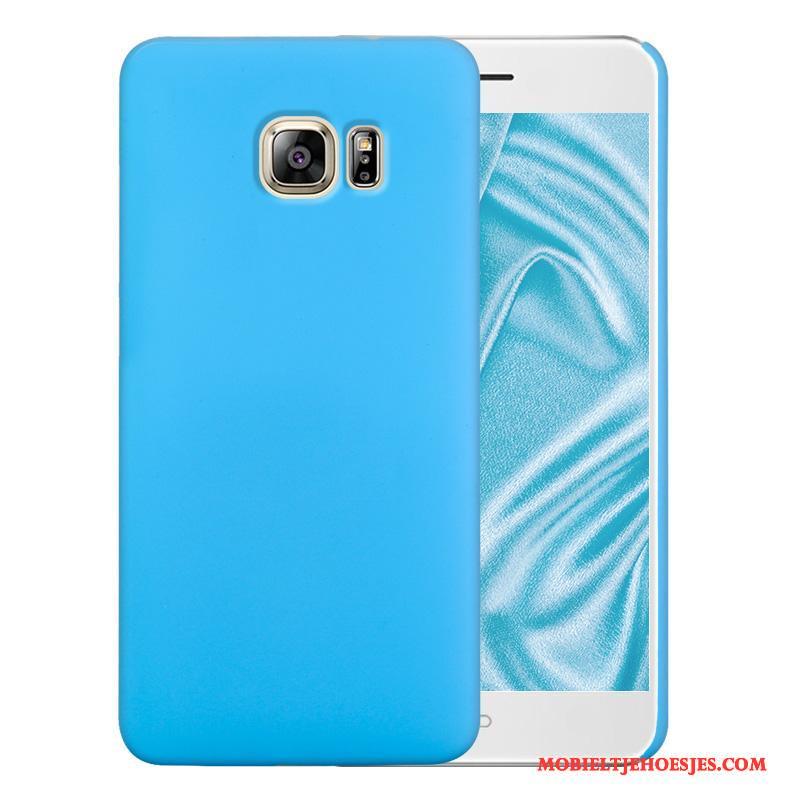 Samsung Galaxy S6 Mobiele Telefoon Hard Ster Blauw Kleur Bescherming Hoesje