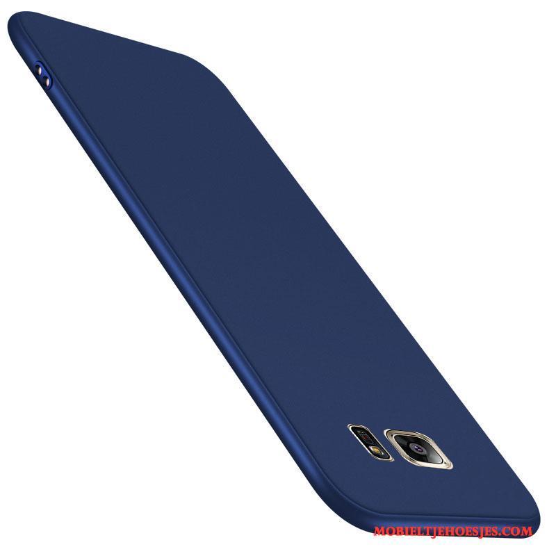 Samsung Galaxy S7 Edge All Inclusive Lichte En Dun Hoesje Telefoon Bescherming Blauw Zacht Ster
