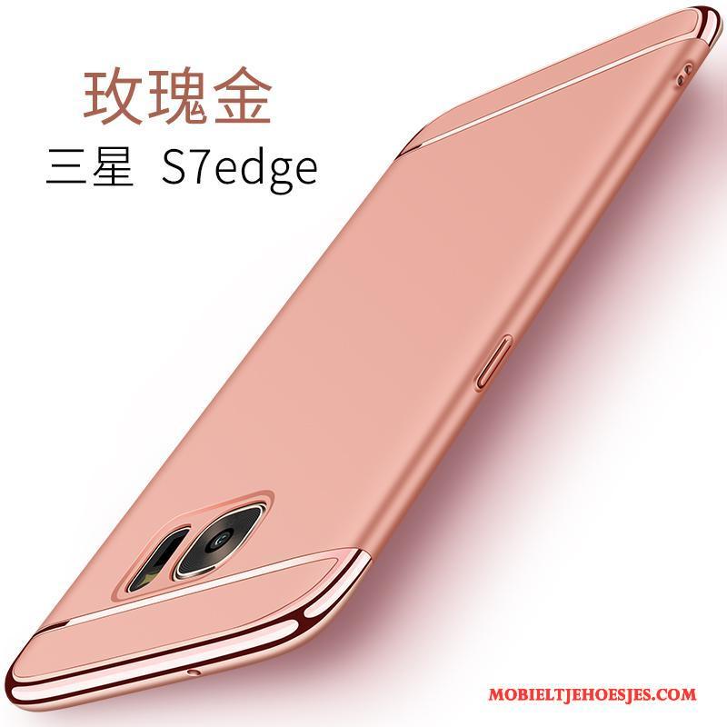 Samsung Galaxy S7 Edge Anti-fall Hoes Hoesje Telefoon Bescherming Ster Roze