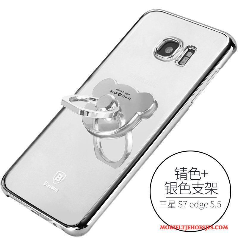 Samsung Galaxy S7 Edge Bescherming Hoes Zilver Hoesje Telefoon Accessoires Anti-fall Ster