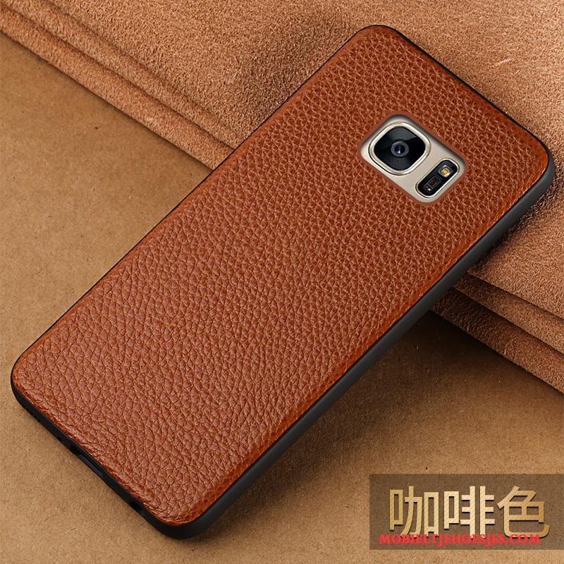 Samsung Galaxy S7 Edge Ster Elegante Trend Leren Etui Hoesje Telefoon Anti-fall All Inclusive