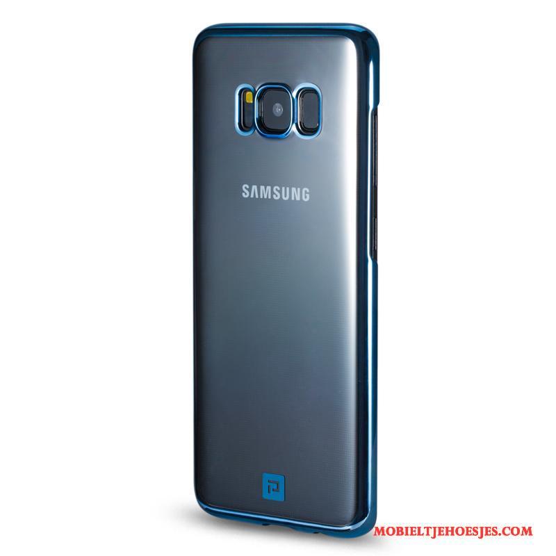 Samsung Galaxy S8+ Bescherming Dun Hoesje Ster Trend Plating Groen