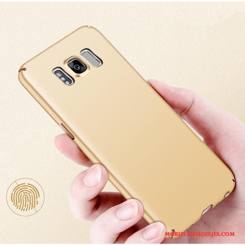 Samsung Galaxy S8+ Bescherming Hard Goud Schrobben Ster Hoes Hoesje Telefoon