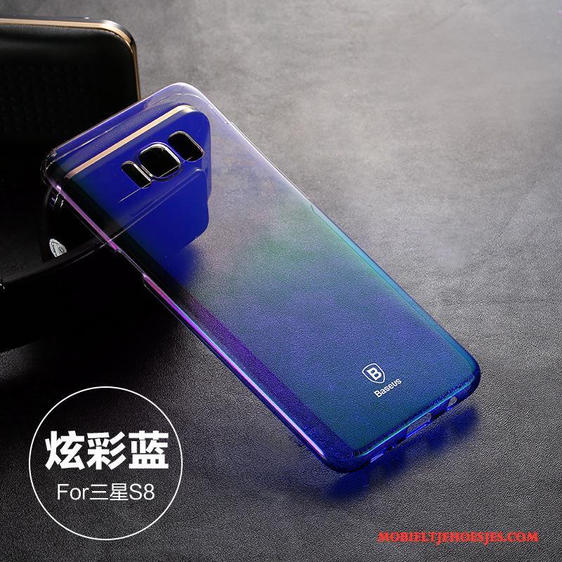 Samsung Galaxy S8 Hard Hoesje Ster Blauw Bescherming Hoge Trend