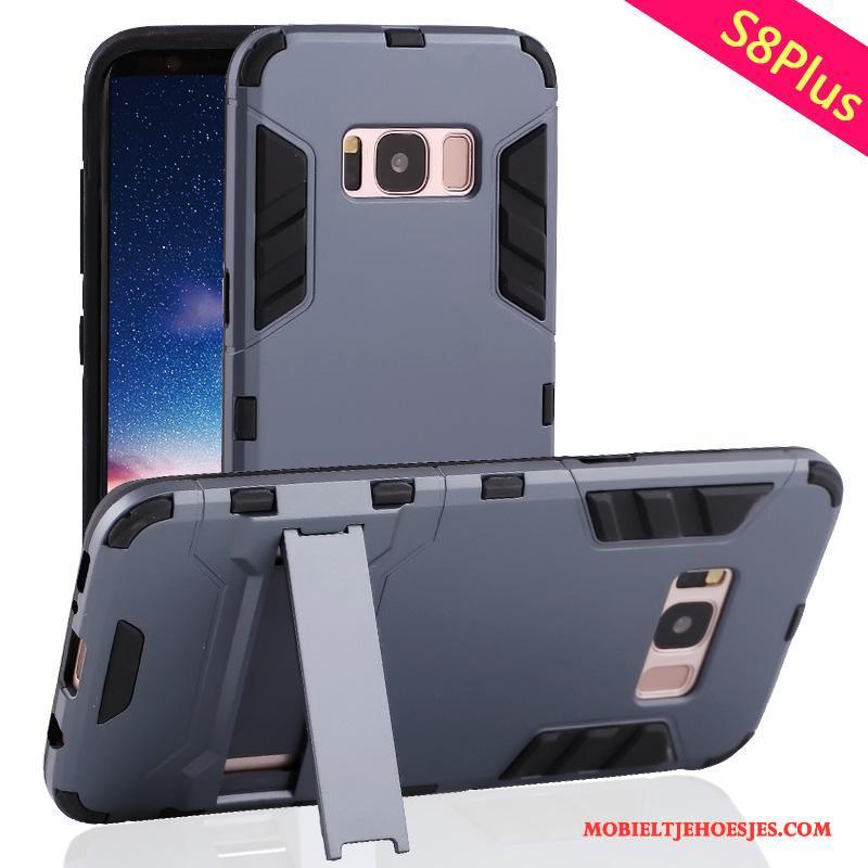 Samsung Galaxy S8+ Hoesje All Inclusive Siliconen Ster Anti-fall Bescherming Grijs Hoes