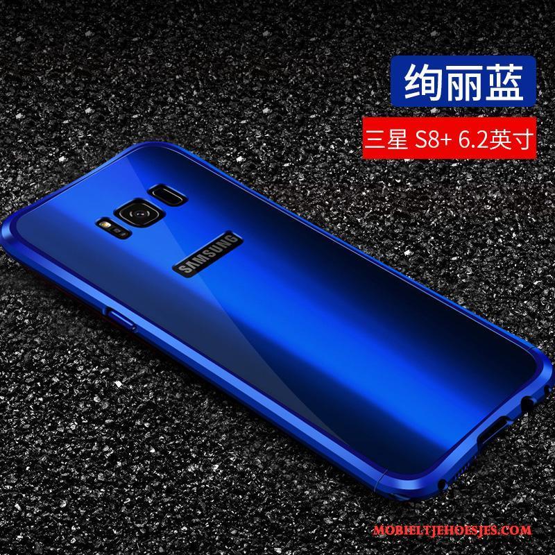 Samsung Galaxy S8+ Hoesje Bescherming Scheppend Ster Anti-fall Blauw Persoonlijk Metaal