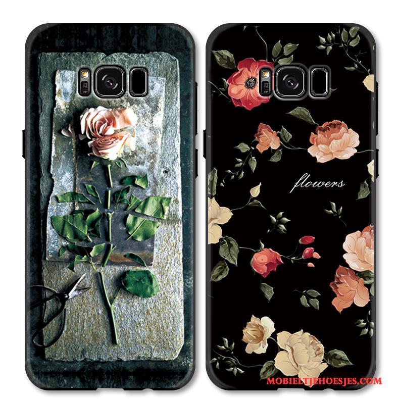 Samsung Galaxy S8 Kleur Anti-fall Bloemen Chinese Stijl Ster Hoesje Telefoon Luxe