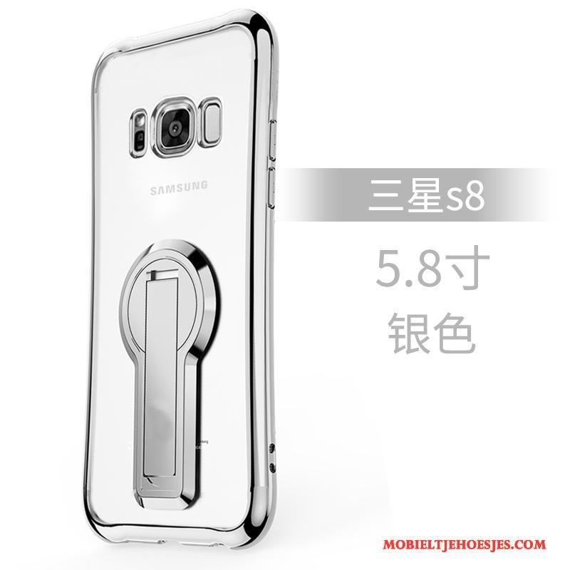 Samsung Galaxy S8 Ster Siliconen Hoesje Telefoon Ondersteuning Bescherming Scheppend Anti-fall