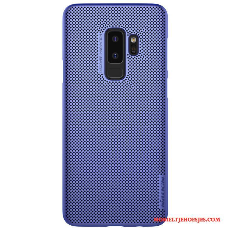 Samsung Galaxy S9+ Ademend Mobiele Telefoon Hoes Blauw Bescherming Het Uitstralen Hoesje