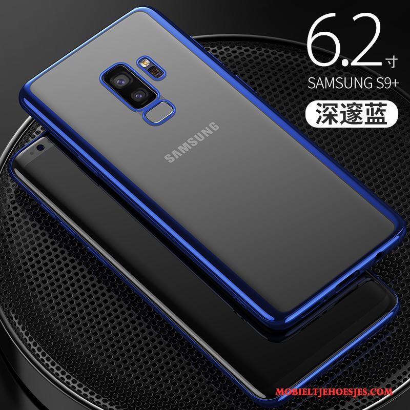 Samsung Galaxy S9+ All Inclusive Zacht Scheppend Anti-fall Hoesje Telefoon Doorzichtig Dun