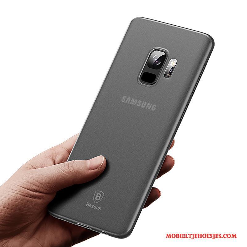 Samsung Galaxy S9 Hoes Dun Grijs Bescherming All Inclusive Hoesje Telefoon Ster
