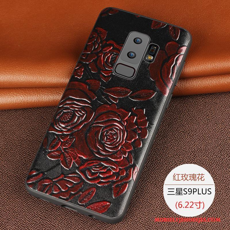 Samsung Galaxy S9+ Hoes Hoesje Telefoon Bedrukken Mobiele Telefoon Rood Zacht All Inclusive