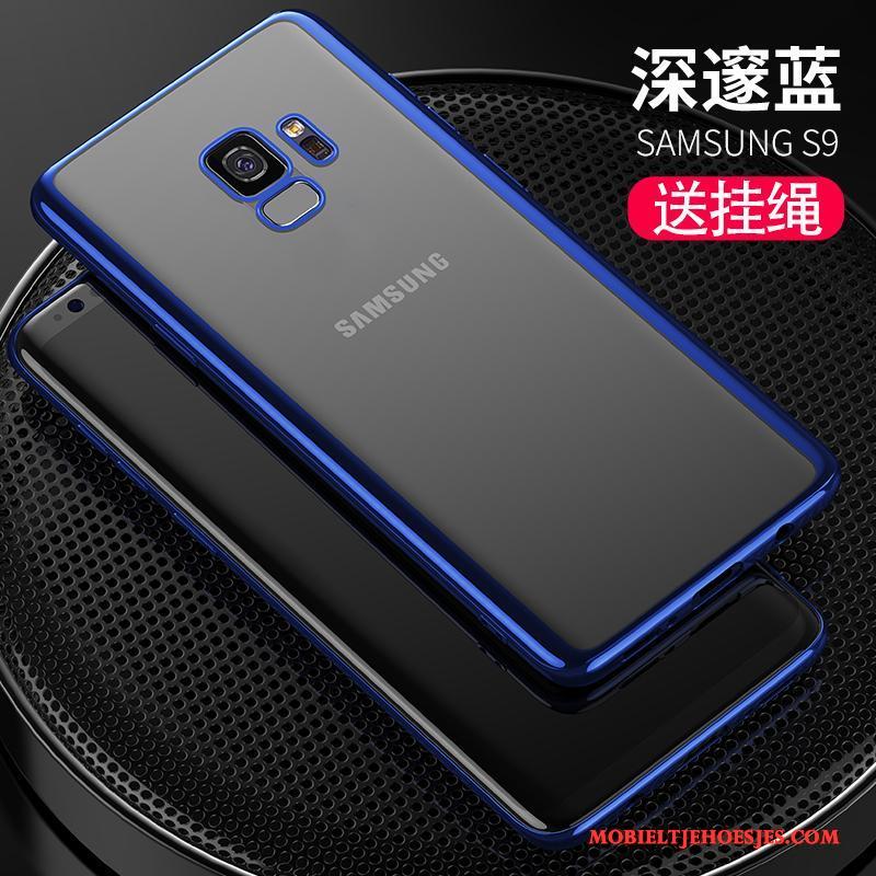 Samsung Galaxy S9 Hoesje Anti-fall Dun Ster Bescherming Siliconen Blauw All Inclusive