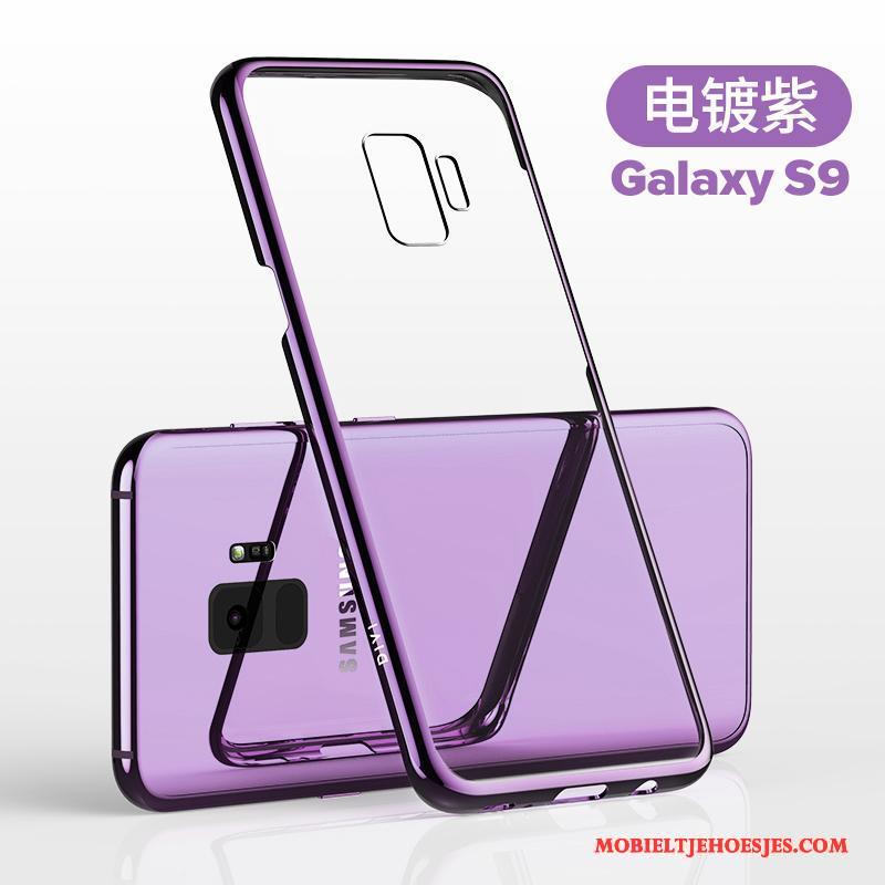 Samsung Galaxy S9 Hoesje Bescherming Anti-fall Dun Purper Doorzichtig Ster Hoes