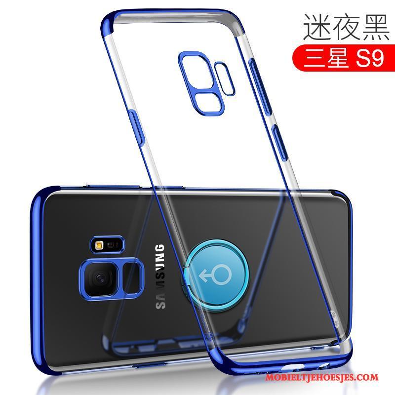 Samsung Galaxy S9 Hoesje Telefoon Anti-fall All Inclusive Doorzichtig Blauw Bescherming Dun