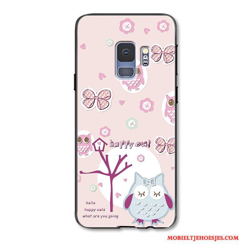 Samsung Galaxy S9 Kat Ster Roze Hoesje Telefoon Bescherming Scheppend Mode