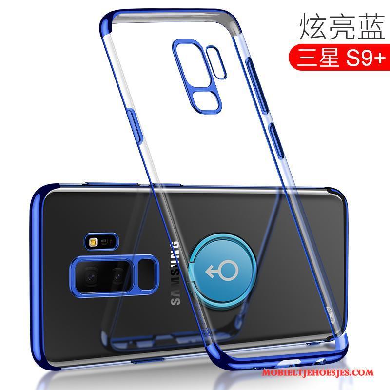 Samsung Galaxy S9+ Trendy Merk Bescherming Hoes Hoesje Telefoon Dun Anti-fall Doorzichtig