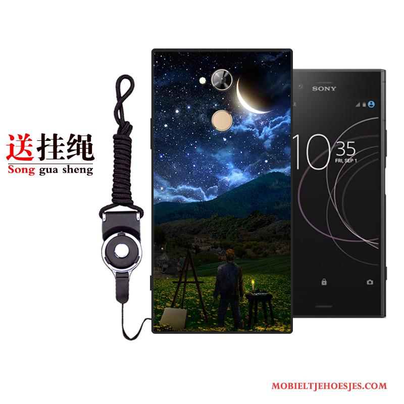 Sony Xperia L2 Siliconen Bescherming Anti-fall Zacht All Inclusive Spotprent Hoesje Telefoon