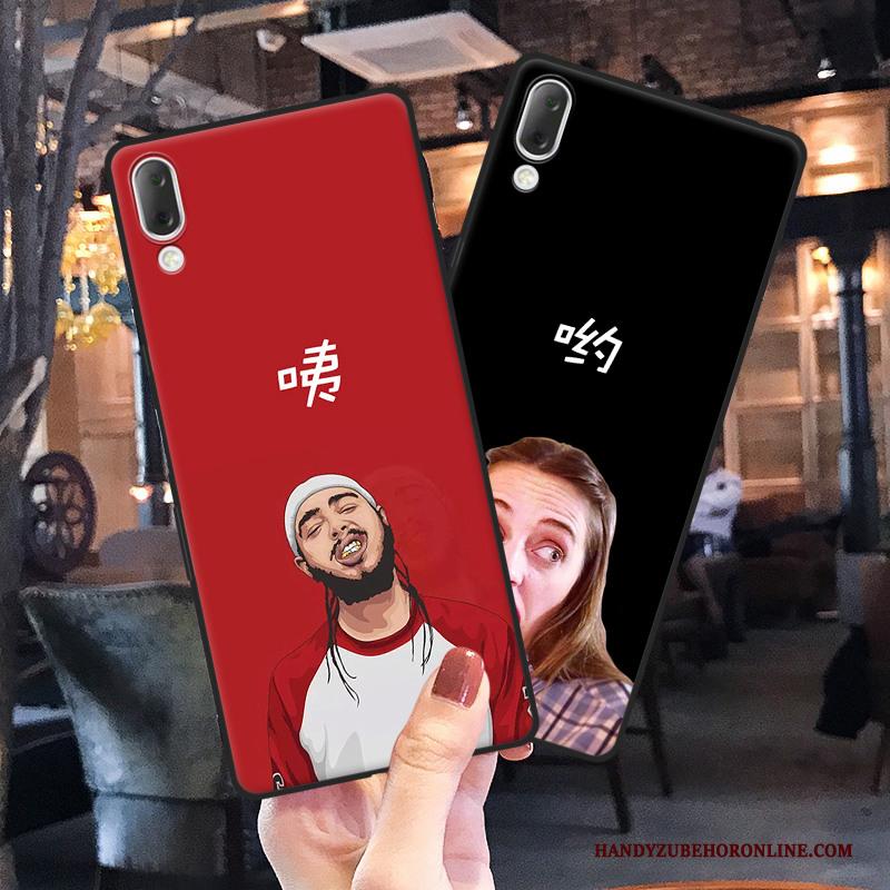 Sony Xperia L3 Hoesje Siliconen Hoes Lovers Rood Anti-fall Trendy Merk All Inclusive