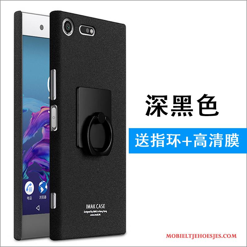Sony Xperia Xz Premium Hoesje Telefoon Dun Mobiele Telefoon Schrobben Zwart Bescherming