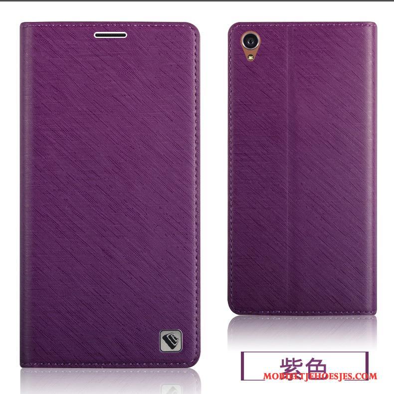 Sony Xperia Z3+ Hoesje Achterklep Bescherming All Inclusive Siliconen Zacht Purper