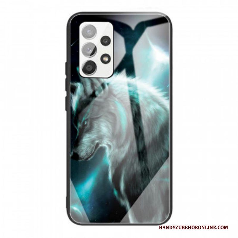 Telefoonhoesje voor Samsung Galaxy A53 5G Wolf Van Gehard Glas