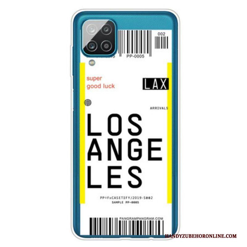 Telefoonhoesje voor Samsung Galaxy M12 / A12 Instapkaart Naar Los Angeles