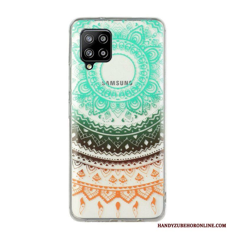 Telefoonhoesje voor Samsung Galaxy M12 / A12 Naadloze Bloemenmandala