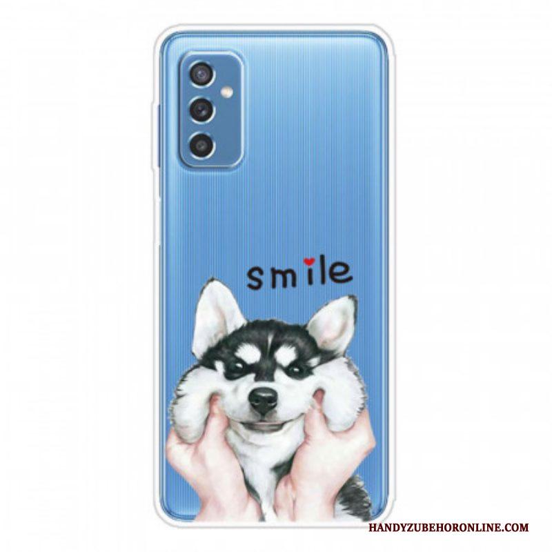 Telefoonhoesje voor Samsung Galaxy M52 5G Wolf Knuffel