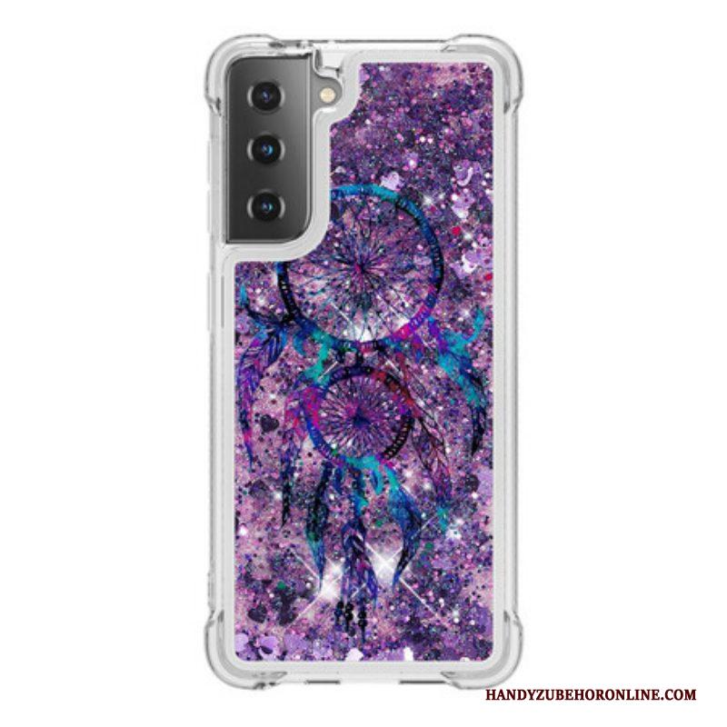 Telefoonhoesje voor Samsung Galaxy S21 5G Glitter Dromenvanger